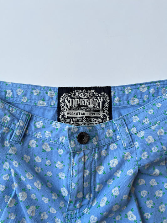 Vintage 00s Surf Crush Graphic Micro Shorts (S)