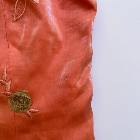 Vintage 90s Fairy Orange Corset Top (S)