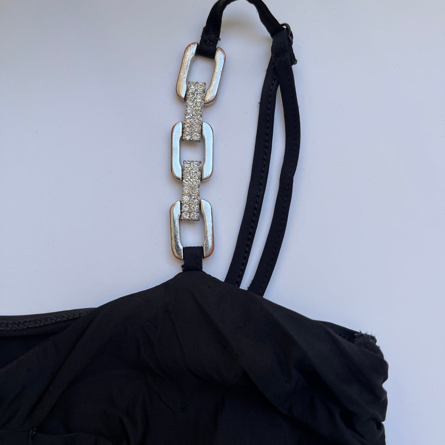 Vintage 00s Clubwear Black Cami (S)