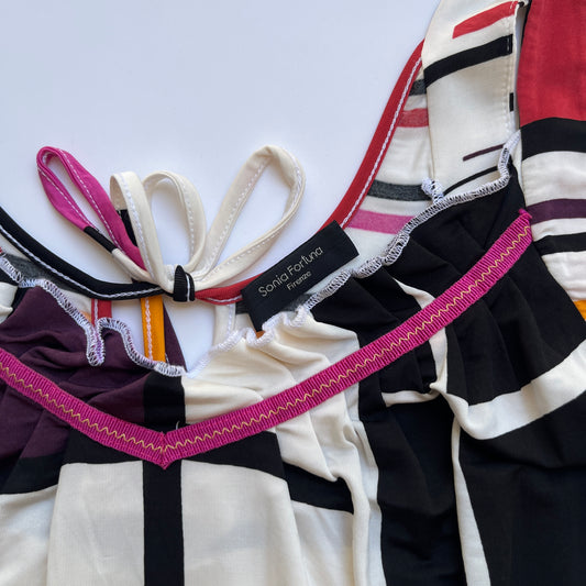 Vintage 00s Eclectic Multi Cami (S)