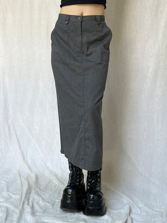 Vintage 00s Downtown Maxi Dress Skirt (XS)