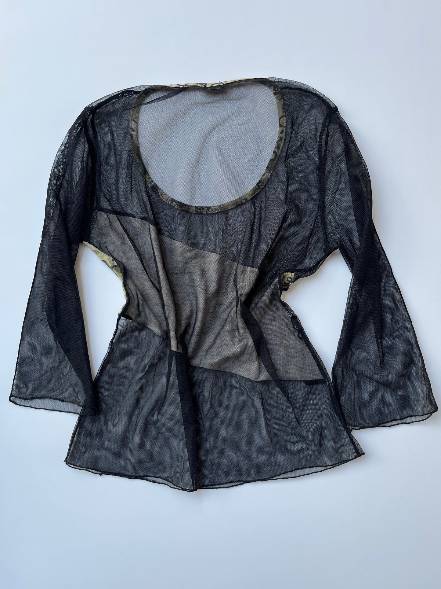 Vintage 00s Rave Mesh Top (XS/S)
