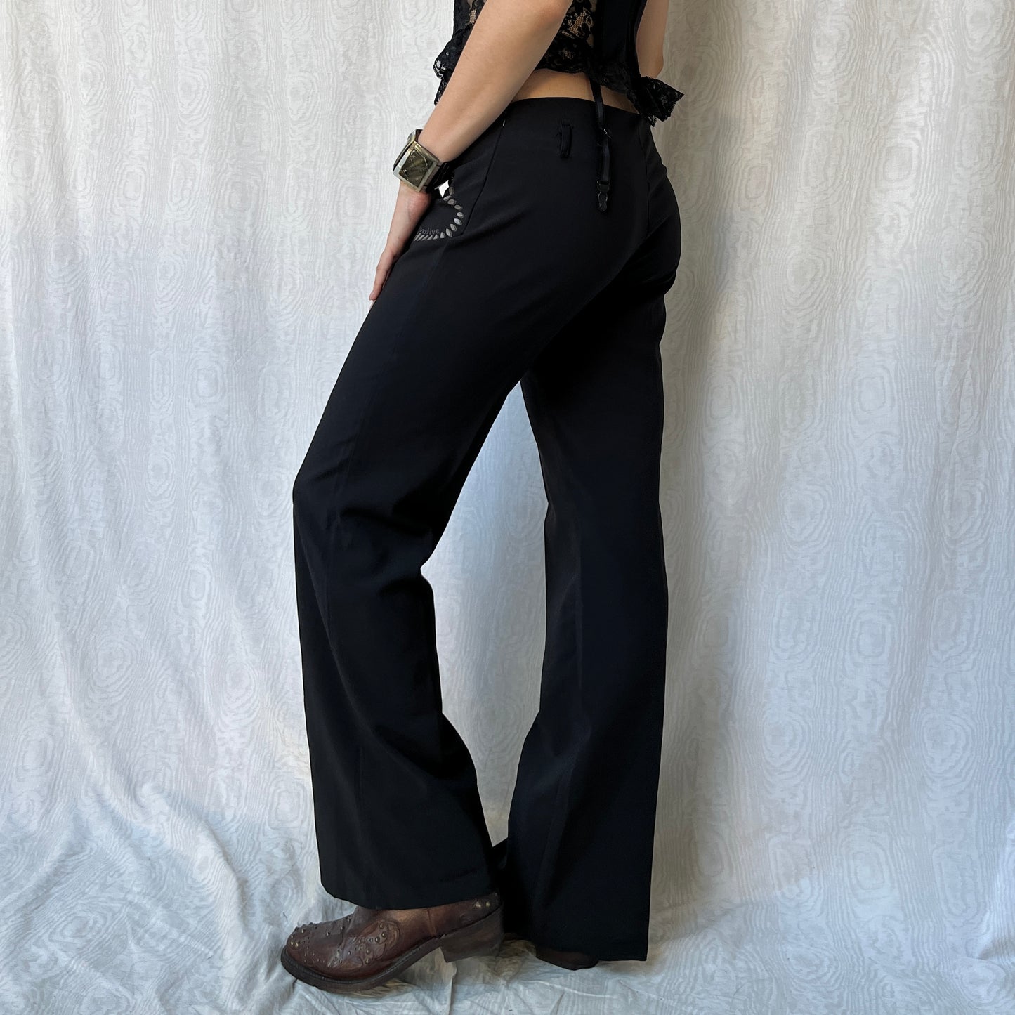 Vintage 00s Eclectic Office Pants (M)