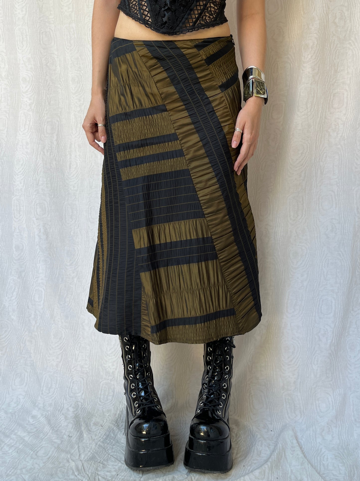 Vintage 00s Whimsigoth Midi Skirt (S)