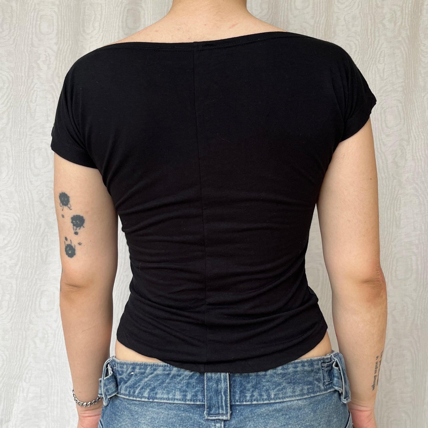 Vintage 00s Deadstock Eclectic Graphic Top (S)