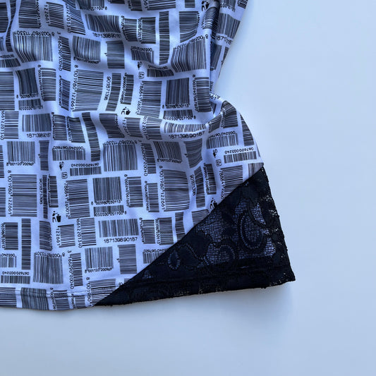 Vintage 00s Indie Sleaze Barcode Cami (XS)