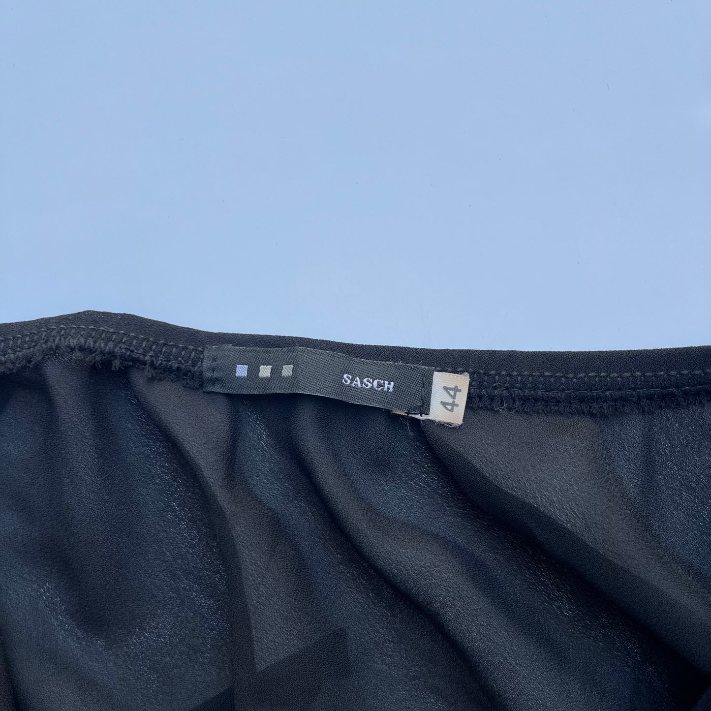 Vintage 00s Clubwear Black Halter Top (S/M)