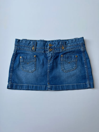Vintage 00s Pepe Jeans Denim Mini Skirt (S)