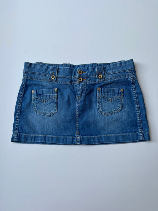 Vintage 00s Pepe Jeans Denim Mini Skirt (S)
