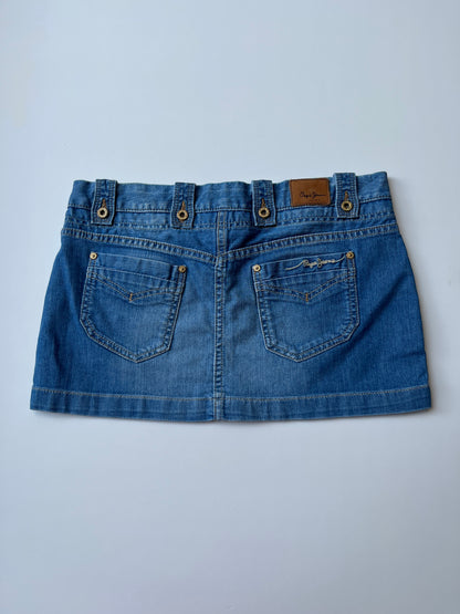 Vintage 00s Pepe Jeans Denim Mini Skirt (S)