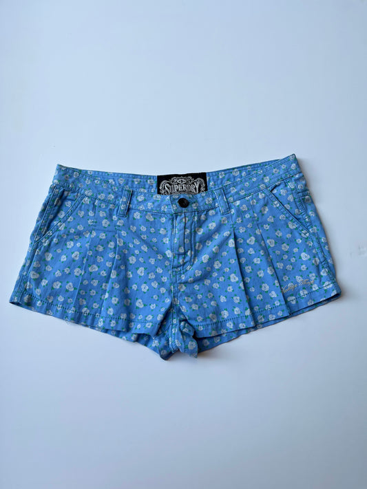 Vintage 00s Surf Crush Graphic Micro Shorts (S)