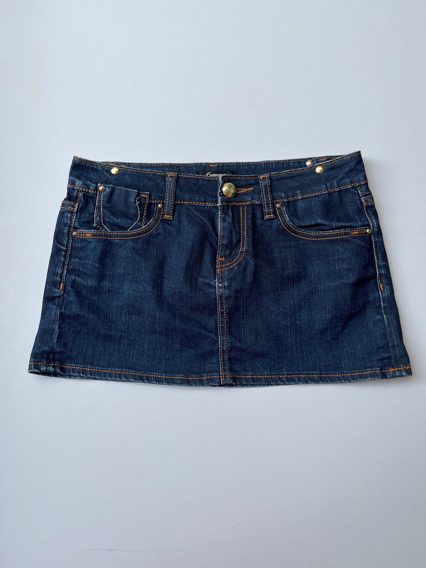 Vintage 00s Downtown Denim Mini Skirt (S)