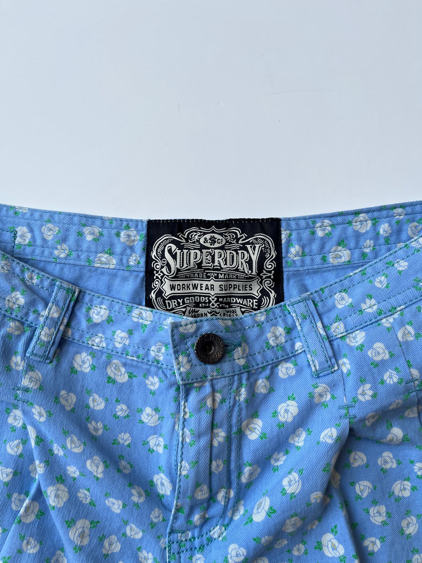 Vintage 00s Surf Crush Graphic Micro Shorts (S)