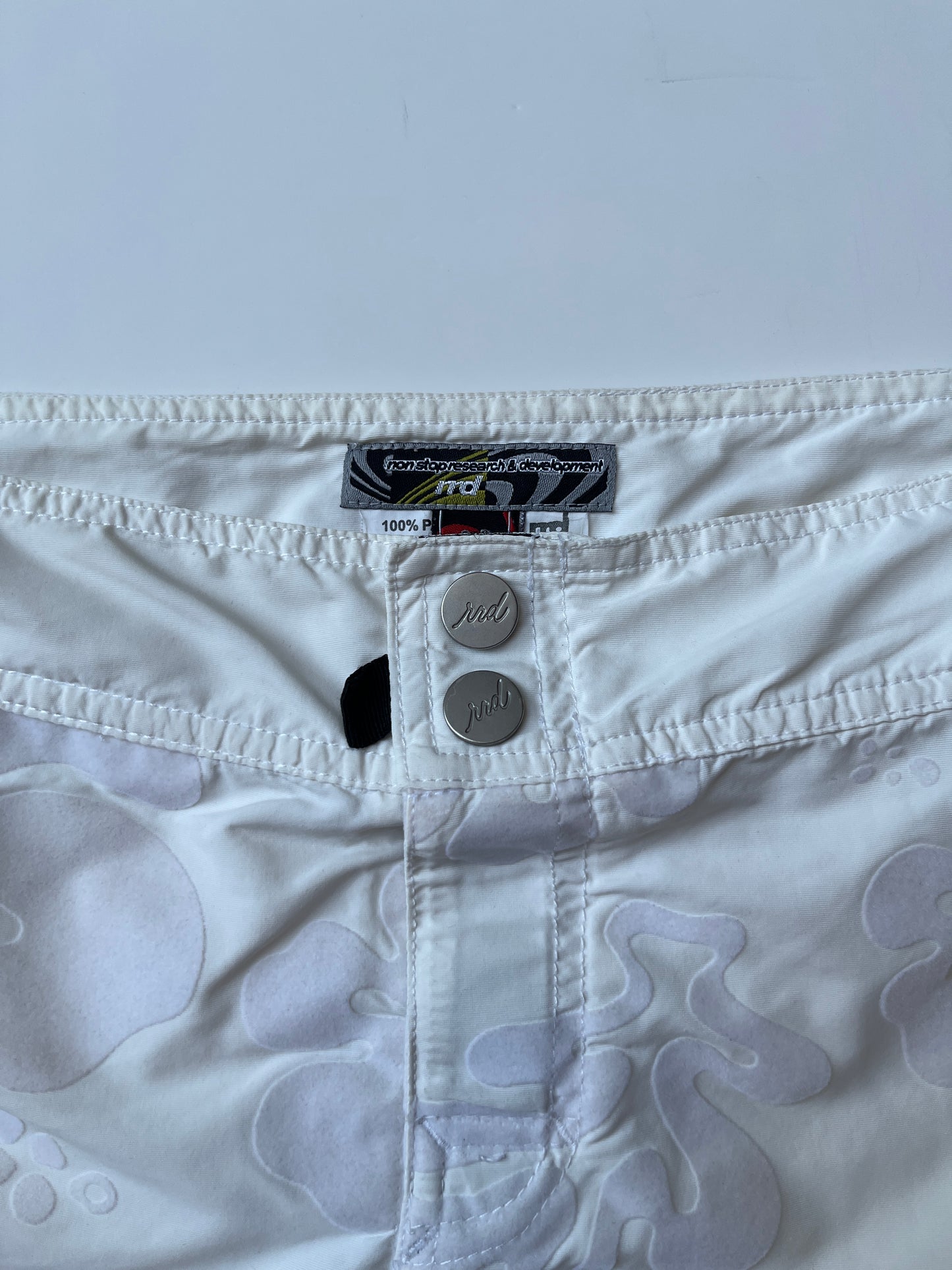 Vintage 00s Surf White Mini Shorts (S)