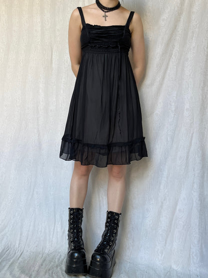 Vintage 90s Grunge Fairy Knee Dress (S)