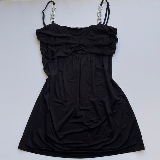 Vintage 00s Clubwear Black Cami (S)