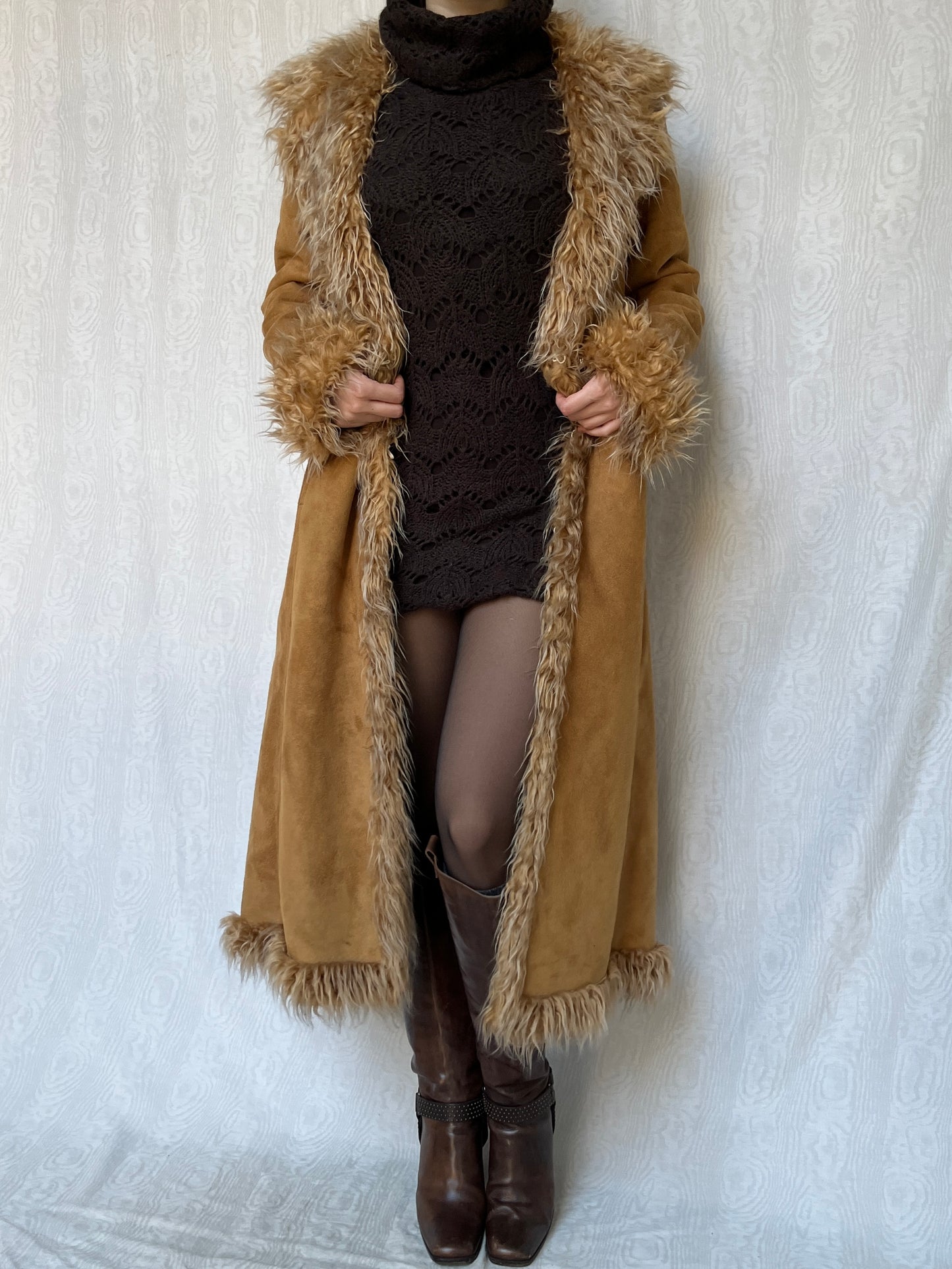 Vintage 90s Downtown Afghan Coat (L)