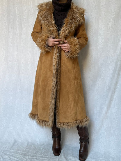 Vintage 90s Downtown Afghan Coat (L)