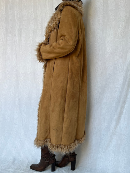 Vintage 90s Downtown Afghan Coat (L)