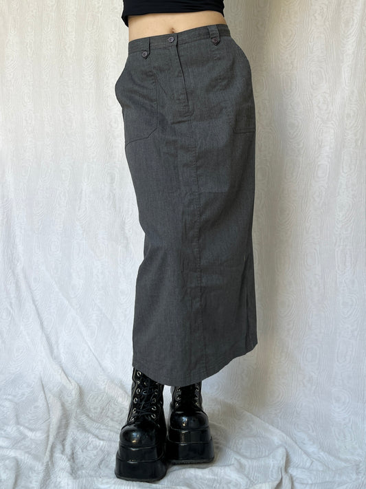 Vintage 00s Downtown Maxi Dress Skirt (XS)