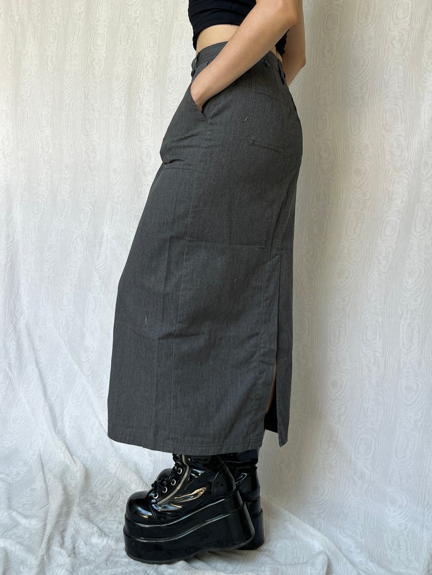 Vintage 00s Downtown Maxi Dress Skirt (XS)