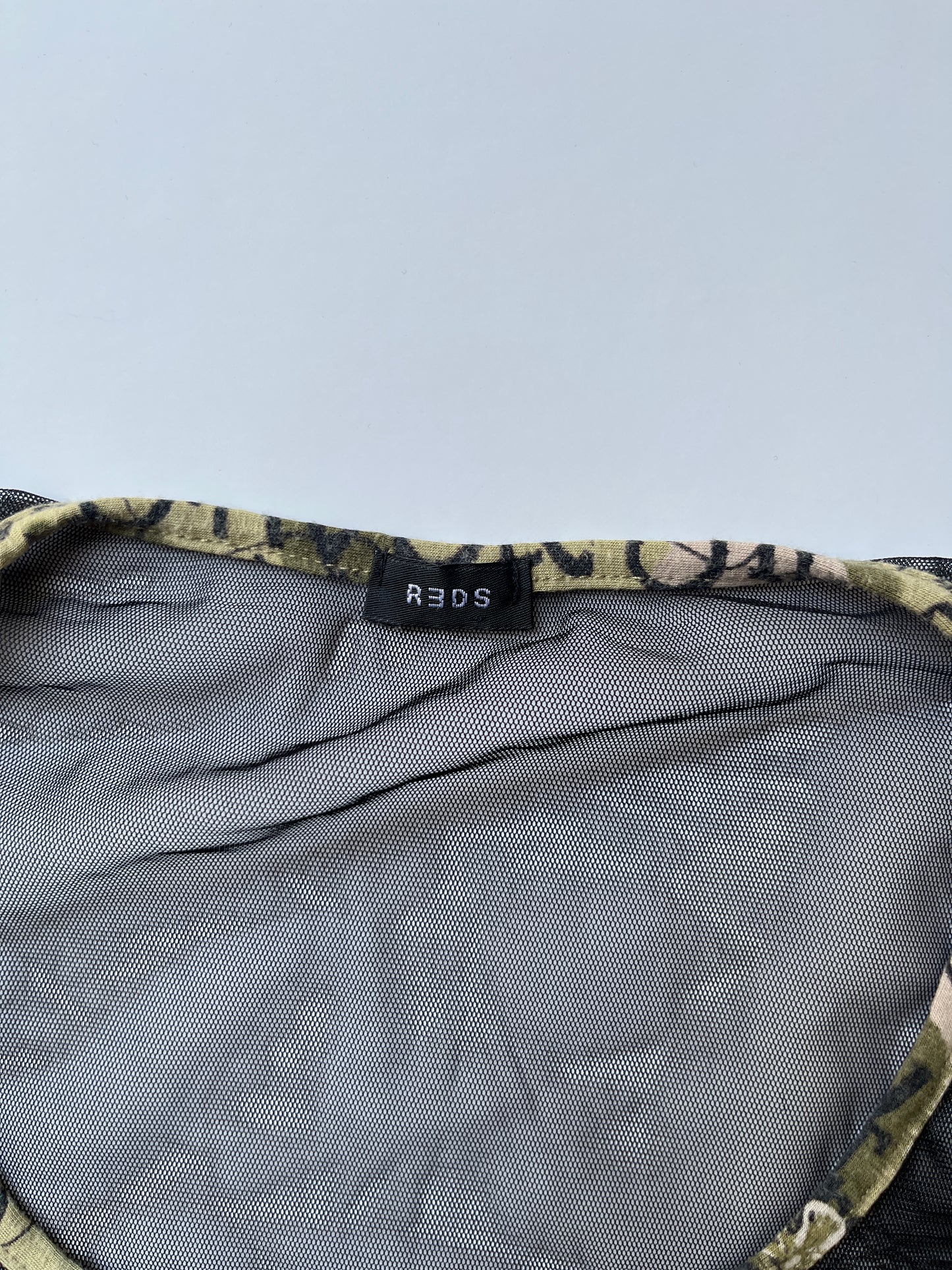 Vintage 00s Rave Mesh Top (XS/S)