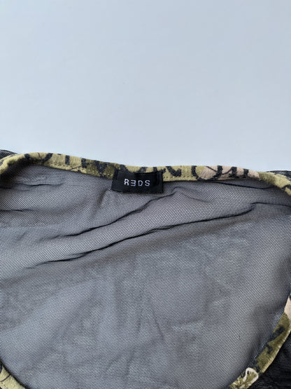 Vintage 00s Rave Mesh Top (XS/S)