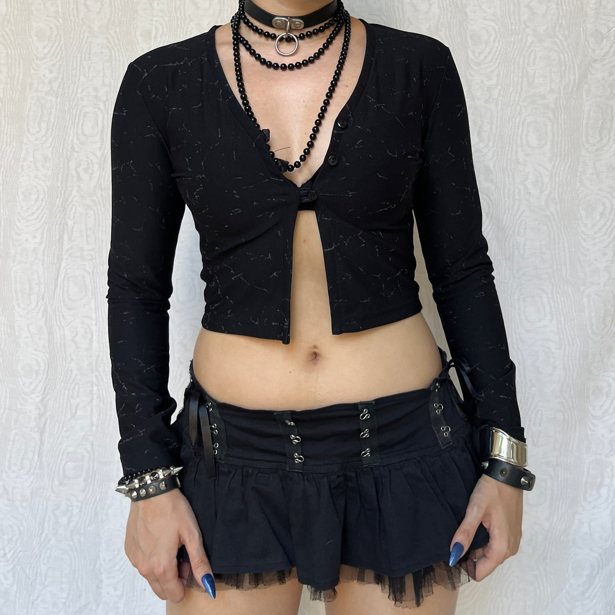 Vintage 00s Clubwear Bolero Top (XS/S)