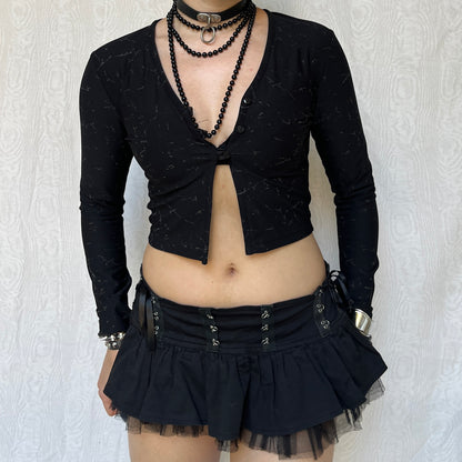 Vintage 00s Clubwear Bolero Top (XS/S)