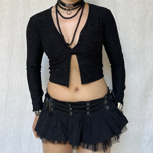 Vintage 00s Clubwear Bolero Top (XS/S)