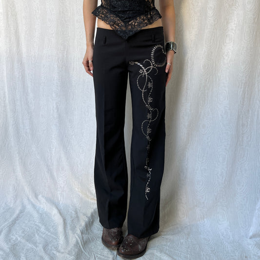 Vintage 00s Eclectic Office Pants (M)