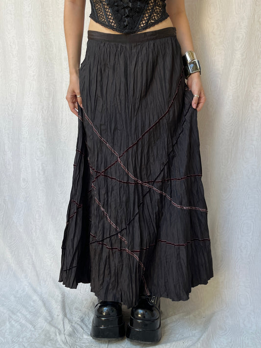Vintage 00s Whimsigoth Maxi Skirt (S/M)