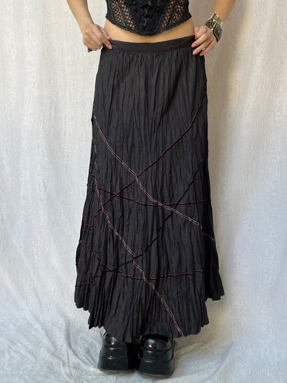 Vintage 00s Whimsigoth Maxi Skirt (S/M)