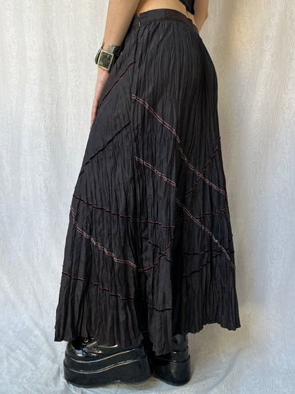 Vintage 00s Whimsigoth Maxi Skirt (S/M)