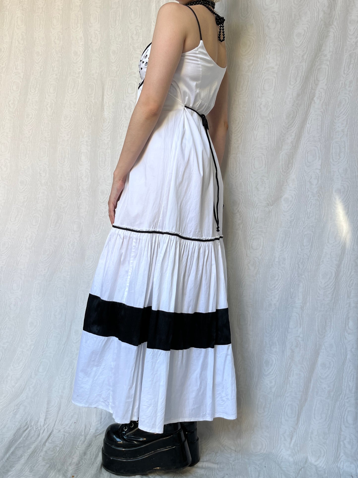 Vintage 00s Grunge Fairy Maxi Dress (S)