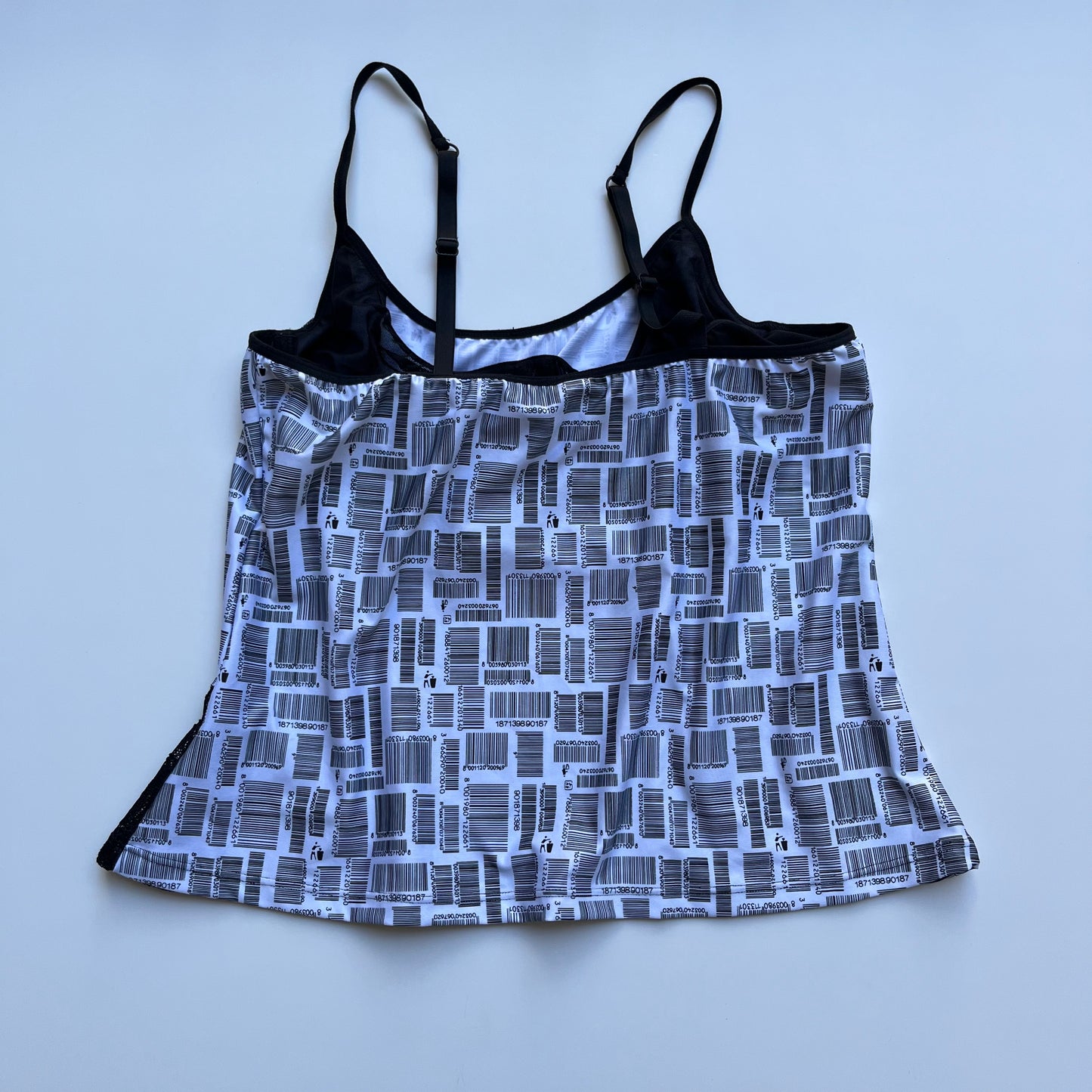 Vintage 00s Indie Sleaze Barcode Cami (XS)