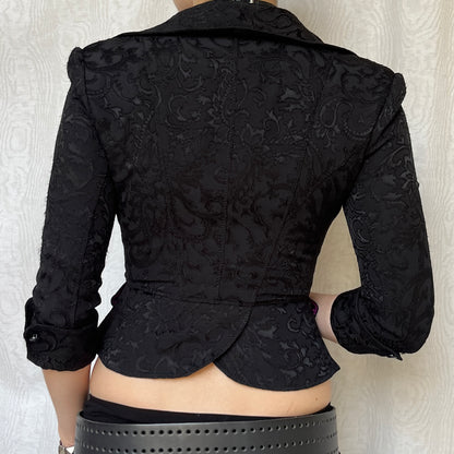 Vintage 00s Gothic Bebe Blazer (XS)