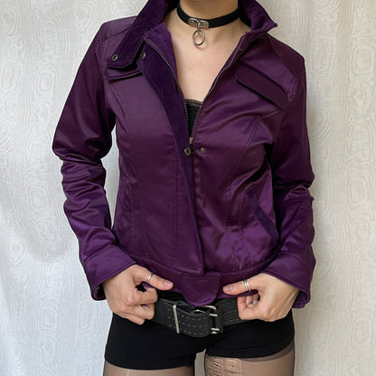 Vintage 00s Downtown Purple Jacket (S)