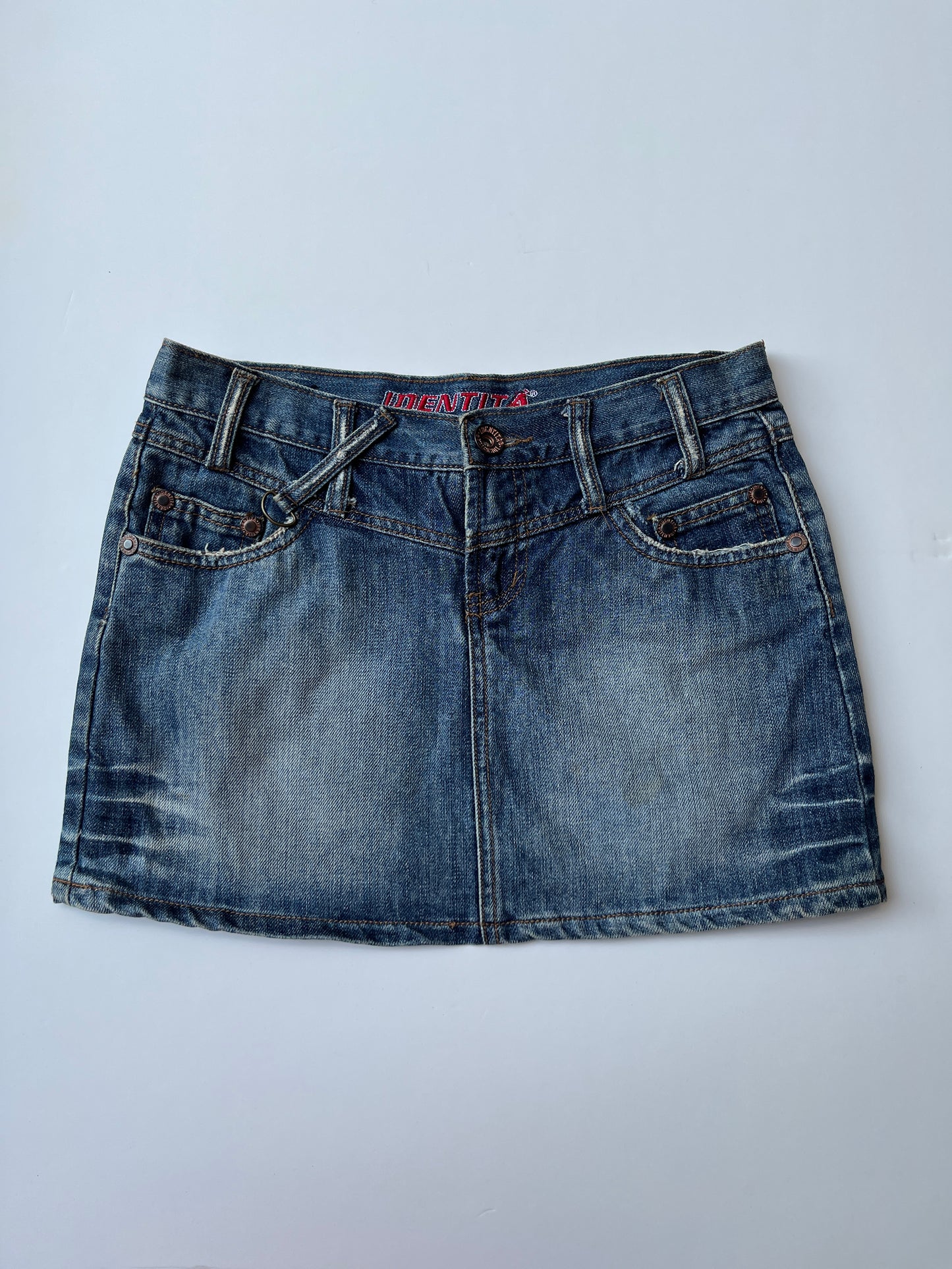 Vintage 00s Downtown Denim Mini Skirt (S)