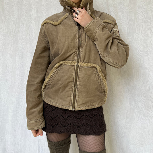 Vintage 00s Diesel Light Brown Corduroy Jacket (M/L)