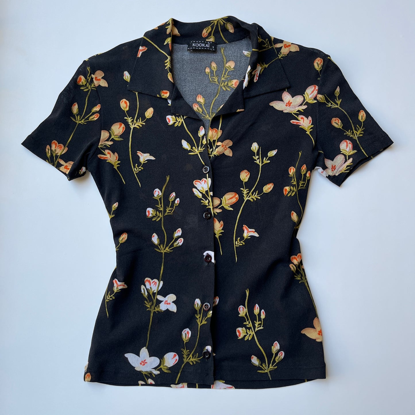 Vintage 90s Fairy Grunge Button Up (XXS)