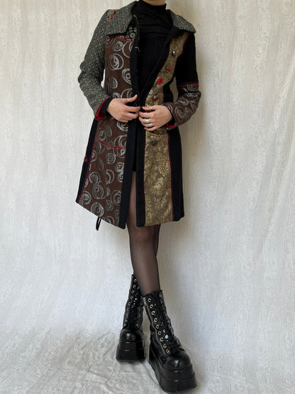 Vintage 00s Desigual Graphic Coat (M)