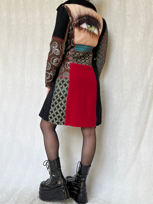 Vintage 00s Desigual Graphic Coat (M)
